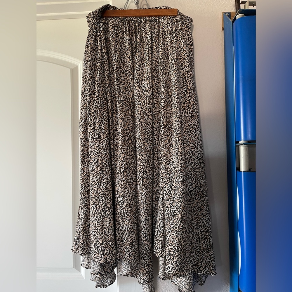 NWT Anthropologie flows A-line skirt